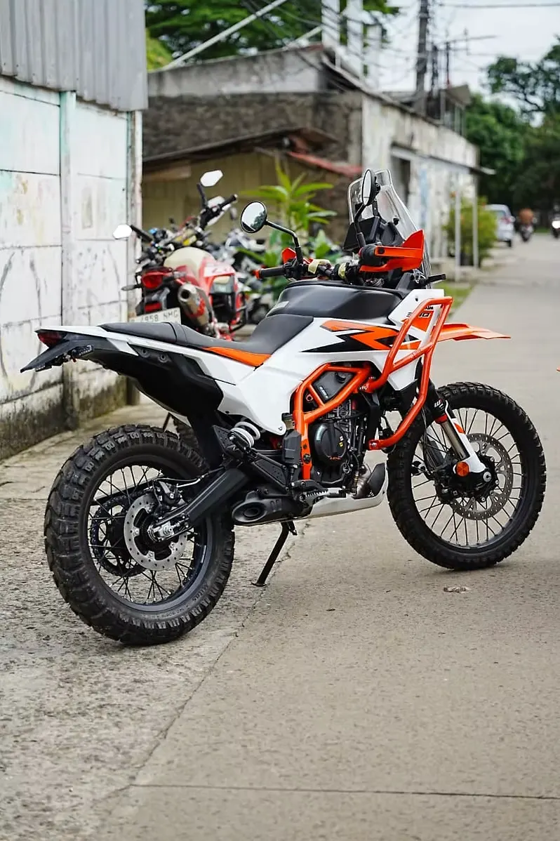 Crash Bar Besar Orange KTM 390 Adventure R - Image 2